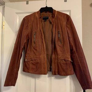 Bernardo Faux Leather Jacket Size Medium